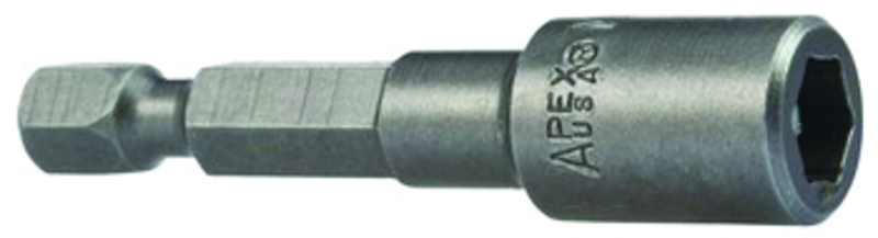 #M6N-0810-3 - 5/16 Magnetic Nutsetter - 1/4" Hex Drive - 3" Overall Length - Makers Industrial Supply