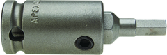 #SZ-22 - 1/2" Square Drive - 1/4" M Hex - 2-1/2" Overall Length SAE Bit - Makers Industrial Supply
