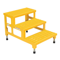 Adjust Step Mate Stand 3 Step 23.81 × 33.87″ - Exact Industrial Supply