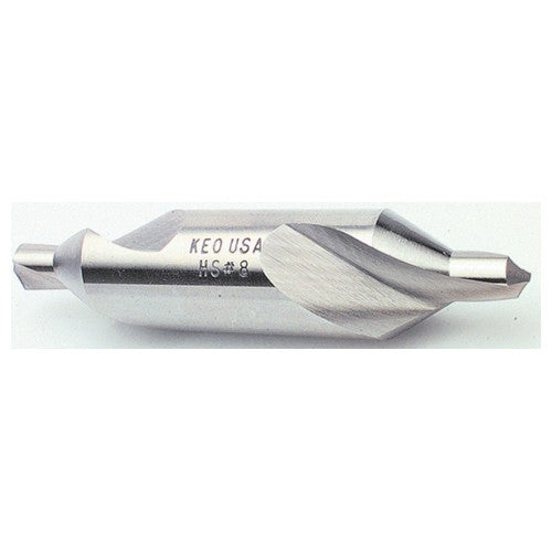 4 mm × 56 mm OAL 60 Degree HSS Plain Combined Drill and Countersink Uncoated - Makers Industrial Supply