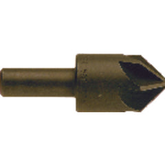 ‎1/2 Size-1/4 Shank-90° 6 Flute Countersink - Makers Industrial Supply