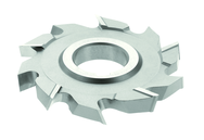 4 x 1/4 x 1-1/4 - HSS - Staggered Tooth Side Milling Cutter-AL - 10T - Uncoated - Makers Industrial Supply