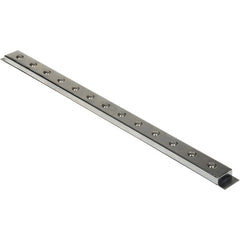 Chrome Ball Transfer Strip 40 × 2.75 In - Exact Industrial Supply