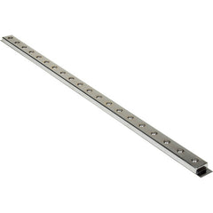 Chrome Ball Transfer Strip 60 × 2.75 In - Exact Industrial Supply