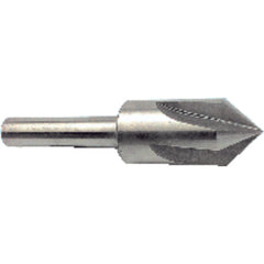 ‎5/8″ Size-1/2″ Shank-82° 4 Flute Machine Countersink - Makers Industrial Supply