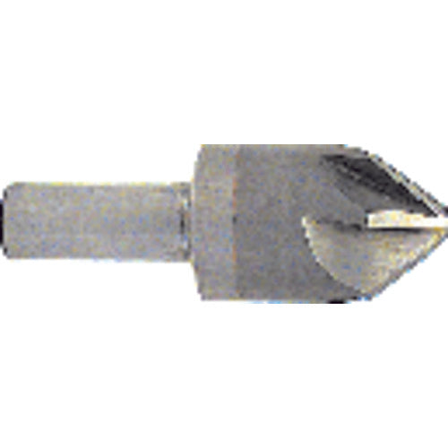 ‎1/2″ Size-1/4″ Shank-82° 6 Flute Chatterless Countersink - Makers Industrial Supply