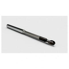 .035 Dia. - .053" LOC - 1-1/2" OAL 2 FL Ball Nose Carbide End Mill with .150 Reach-Nano Coated - Makers Industrial Supply