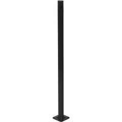 Steel Pipe Safety Bollard 36″ × 1.75″ Black