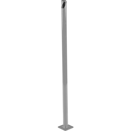 Steel Pipe Safety Bollard 42″ × 1.75″ Gray