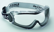 180° GOGGLE, Clear Lens, BLK& GRY Fr - Makers Industrial Supply