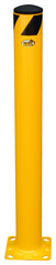 Bollards - Indoors/outdoors to protect work areas, racking and personnel - Powder coated safety yellow finish - Molded rubber caps are removable - Makers Industrial Supply