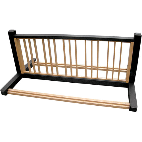 Bike Rack Black/Cedar 10 Positions - Exact Industrial Supply