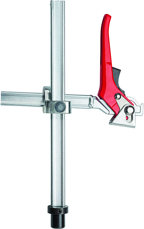 28mm Welding Clamp - Variable Throat Depth - Lever Handle - Makers Industrial Supply