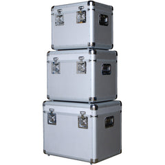 ‎Aluminum Cases-Set Of 3 - 18 × 24 × 20 - Exact Industrial Supply