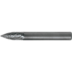 SG-1L6 Double Cut Solid Carbide Bur-Pointed Tree Shape