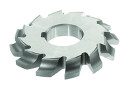 1/2 Radius - 4-1/4 x 3/4 x 1-1/4 - HSS - Left Hand Corner Rounding Milling Cutter - 10T - TiAlN Coated - Makers Industrial Supply