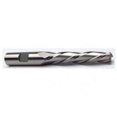 5/8" Dia. - 4-1/2" OAL - HSS - 1-1/2° Tapered SE EM - Makers Industrial Supply