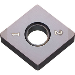 CNGA 434 KBN05M, 1/16″ Corner Radius, 3/16″ Thick, 1/2″ Inscribed Circle, MEGACOAT, 80 Degree Diamond, Turning Indexable Insert