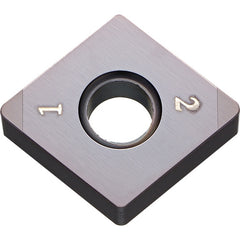 CNGA 432 ME KBN475, 1/32″ Corner Radius, 3/16″ Thick, 1/2″ Inscribed Circle, Diamond, Turning Indexable Insert