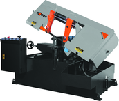 #MH-460M - 9" x 18" Manual Swivel Header Mitering Horizontal Bandsaw - 2HP - Makers Industrial Supply