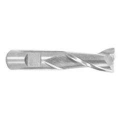 1-7/8 Dia. x 4-1/8 Overall Length 2-Flute Square End High Speed Steel SE End Mill-Round Shank-Center Cut-Uncoated - Makers Industrial Supply