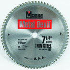 7-1/4"- HSS Metal Devil Circ Saw Blade - for Thin Steel - Makers Industrial Supply