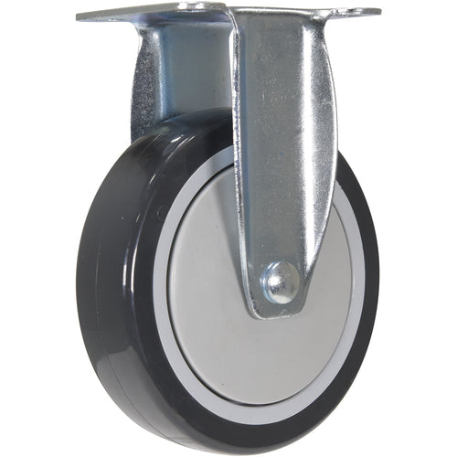 5 × 1 Polyurethane Rigid Caster - Exact Industrial Supply