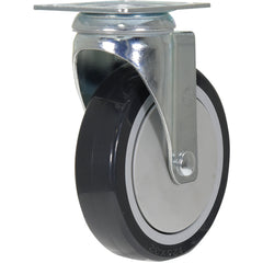 5 × 1 Polyurethane Swivel Caster - Exact Industrial Supply