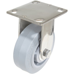 5 × 2 TPR SS Rig Rigid Caster - Exact Industrial Supply