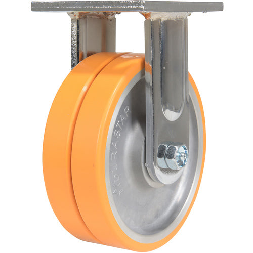 6 × 2 Polyurethane Sirius Dual Rigid Caster - Exact Industrial Supply