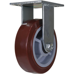 6 × 2 Polyurethane Rigid Caster - Exact Industrial Supply