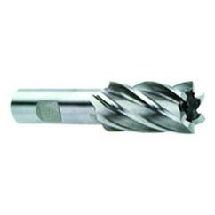 3/4 Dia. x 3-3/4 Overall Length 4-Flute Square End High Speed Steel SE End Mill-Round Shank-Center Cut-Uncoated - Makers Industrial Supply