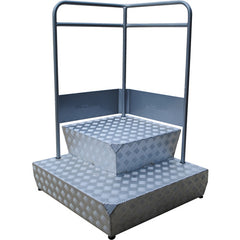 Container Step Platform 31 × 31 485 lb - Exact Industrial Supply