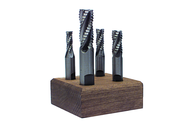 4 Pc. Premium HSS Roughing End Mill Set - Makers Industrial Supply