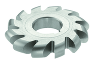 1/16 Radius - 4 x 1/8 x 1-1/4 - HSS - Convex Milling Cutter - Large Diameter - 22T - TiAlN Coated - Makers Industrial Supply