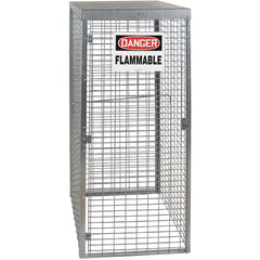 Vertical Cylinder Storage-Galv 30.5 × 30.5 - Exact Industrial Supply