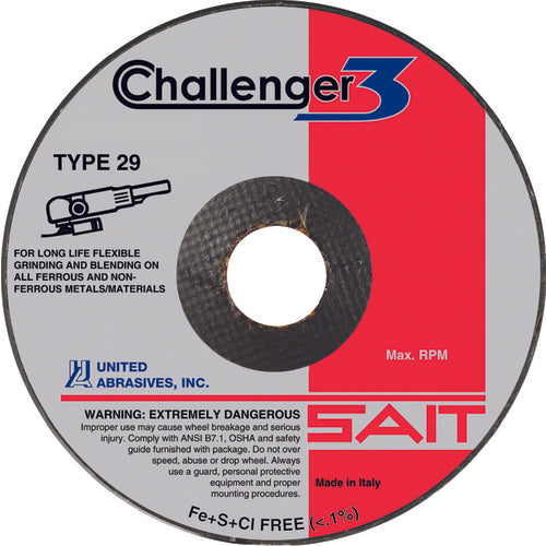 4-1/2 × 7/8 A60 SAIT T27 GRINDING - Makers Industrial Supply