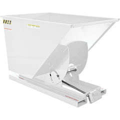 Self-Dump Hopper Ld 1 Cu Yd 2K White - Exact Industrial Supply