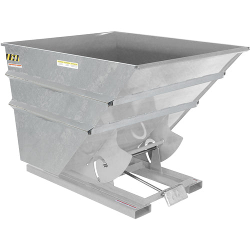 Self-Dump Hopper Hd 2 Cu Yd 6K Galv - Exact Industrial Supply