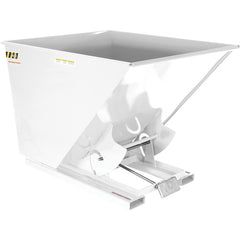 Self-Dump Hopper Hd 2 Cu Yd 6K White - Exact Industrial Supply