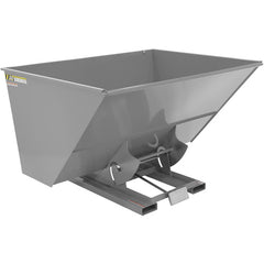 Self-Dump Hopper Hd 3 Cu Yd 6K Machine Gray - Exact Industrial Supply