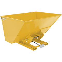 Self-Dump Hopper Hd 3 Cu Yd 6K Yellow - Exact Industrial Supply