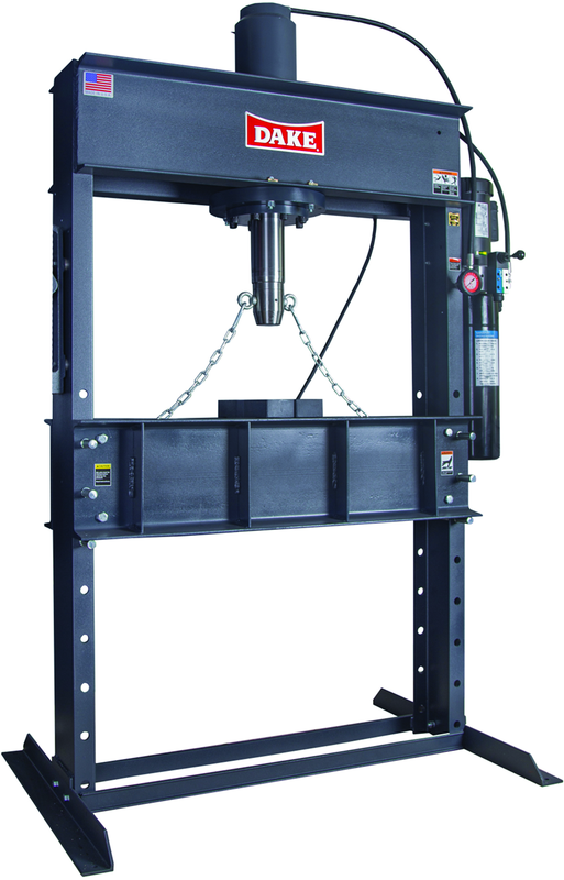 Electrically Operated H-Frame Dura Press - Force 50DA - 50 Ton Capacity - Makers Industrial Supply