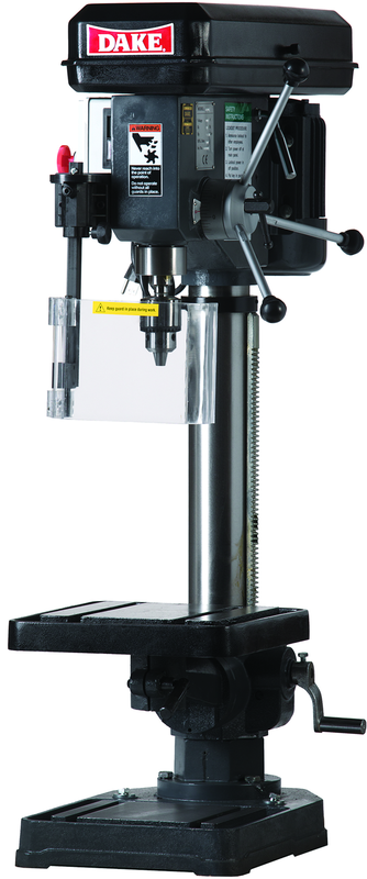 15" Step Pulley Bench Model Drill Press-TB-16 -  5/8" Drill Capacity, 1/2HP, 110V 1PH Motor - Makers Industrial Supply