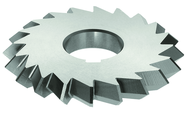 6 x 1-1/4 x 1-1/4 - HSS - 90 Degree - Double Angle Milling Cutter - 28T - TiAlN Coated - Makers Industrial Supply