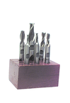 6 Pc. HSS Double-End End Mill Set - Makers Industrial Supply