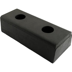 Hardened Molded Rubber Bumper One 10″ - Exact Industrial Supply