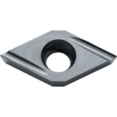 DCGT 21502 U TN610, 0.004″ Corner Radius, 3/32″ Thick, 1/4″ Inscribed Circle, TiCN, 55 Degree Diamond, Turning Indexable Insert