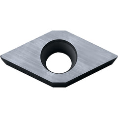 DCGW 32502 KW10, 0.004″ Corner Radius, 5/32″ Thick, 3/8″ Inscribed Circle, WC/Co, 55 Degree Diamond, Turning Indexable Insert