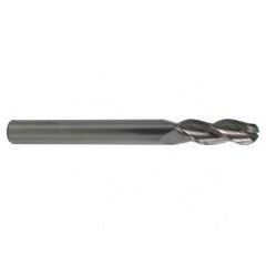 5mm TuffCut AL 3 Fl Ctr Cut Ball Al End Mill Necked - Makers Industrial Supply